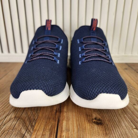 Skechers Slip-Ins Bobs Sport Zinergy Womens 8 Navy Blue Hands Free Walking Shoes - Picture 2 of 9